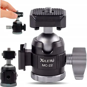 Stativ KULOVÁ HLAVA OTOČNÁ 360° SE ZÁVITEM 1/4 PRO STATIV LASEROVÉHO NIVELÁKU XILETU