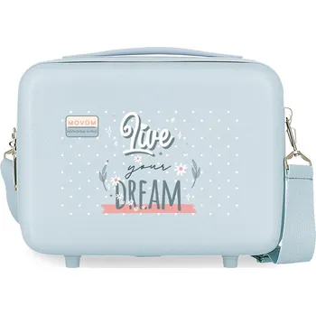 Kosmetický kufr JOUMMABAGS Cestovní kosmetický kufřík Movom Live Your dreams