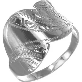 Prsten Argento 72093 Stříbrný prsten - s ručním gravírem | Velikost prstenu: 60mm