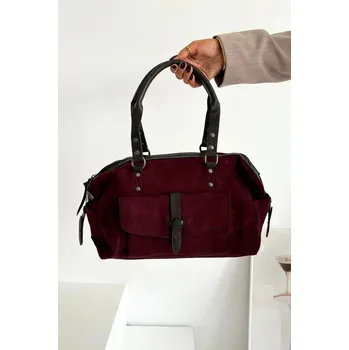 Kabelka Boto Kabelka z eko semiše Gressa Barva: Červená, Velikost: ONE SIZE