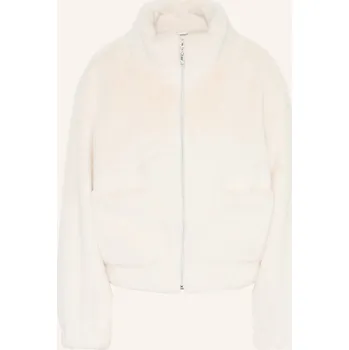 Dámský kabát Monari Dámská Bunda Z Umělé Kožešiny, krémová, 40