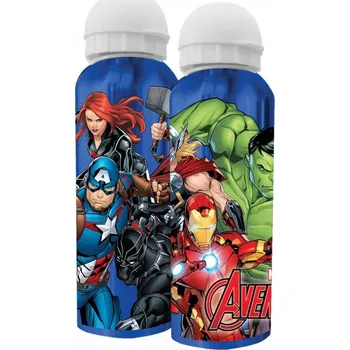 Láhev Hliníková láhev Avengers Team s víčkem 500 ml