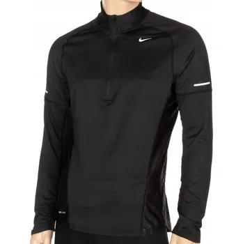 Pánské tričko Běžecké tričko Nike Sphere s dlouhým rukávem a polovičním zipem, velikost L