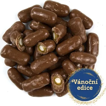 Čokoláda NUTSMAN Broskvový pendrek v mléčné čokoládě - Vánoční edice Množství: 125 g