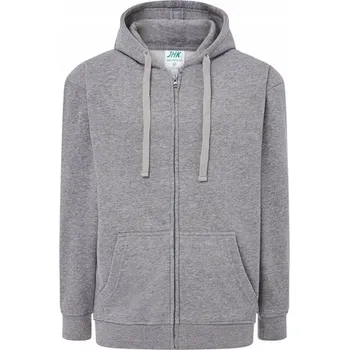 Pánská mikina Odolná Tepláková Mikina s kapucí a Zipem, Zesílená XXL