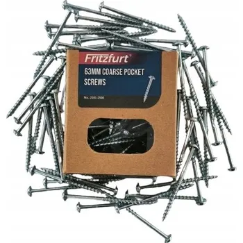 Vrták Šrouby do dřeva a překližky pozinkované 50 kusů | 63 mm silné Torx T20