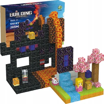 ostatní stavebnice Stavebnice ALLNOEL – sada 285 dílků s 8 plastovými figurkami