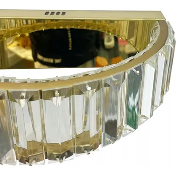 Nástěnné svítidlo Zlaté nástěnné svítidlo RING osazené krásnými krystaly