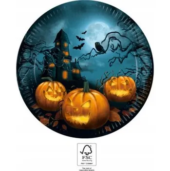 Party nádobí Dýňové talíře Procos 8 ks