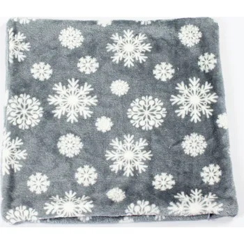 Povlak na dekorativní polštářek Povlak na polštář minky-fleece, Sněhurky na červeném pozadí, 40 x 40 cm