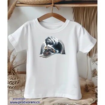 Chlapecké oblečení Trička s potiskem Tričko s potiskem, dětské, PARNÍ VLAK 2, 1 ks zvolte VELIKOST textilu ZDE:: 11/12 let Beagle