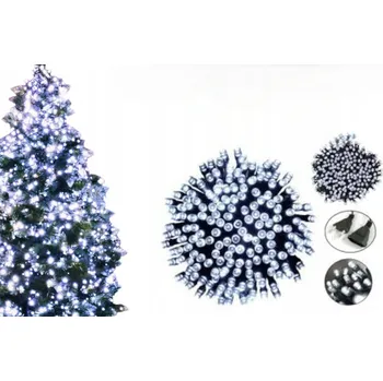 Vánoční dekorace Vánoční světýlka bílá 200 LED 16m - Vánoční řetěz