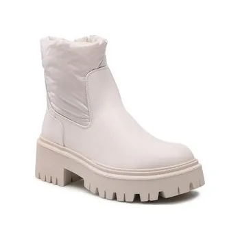 Dámské kozačky Polokozačky DeeZee H18981-2 Écru 41