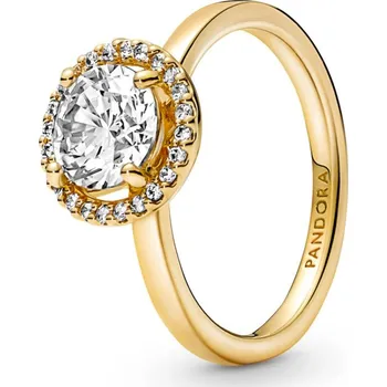 Prsten PANDORA prsten Třpytivá kulatá aureola 48