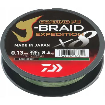 DAIWA J-BRAID ŠŇŮRA X8E 150m-0,16mm