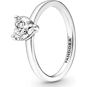 Prsten PANDORA prsten Třpytivé solitérní srdce