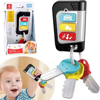 Hračka pro nejmenší Interaktivní klíče s dálkovým ovládáním od auta