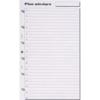 Obraz Náplň do organizéru K Plan - měsíční antra