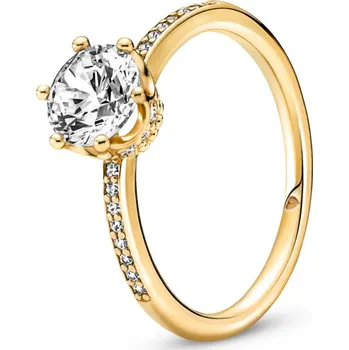 Šperk PANDORA prsten Jasně třpytivá korunka 48