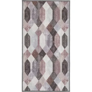 Koberec Běhoun Protiskluzový na chodbu 80 x 150 cm Pevný měkký Koberec do kuchyně