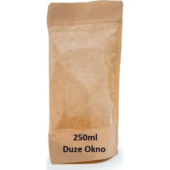 Sáček na potraviny Doypack Neopak 250 ml hnědý s okénkem, 25 ks