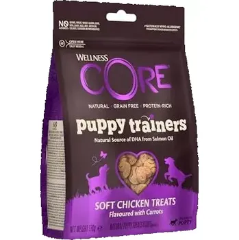 Krmivo pro psa Wellness Core puppy trainers, kuře a mrkev 170g (Tréninkový pamlsek pro štěňata)