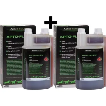 Aptus Equine Apto-Flex vet sirup 2 x 1000 ml + Sada náplastí Hartmann Cosmos s polštářkem 5 kusů