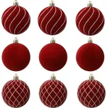BSN67 Luxusní sada vánočních baněk 8 cm…