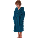 dětský župan Athena s kapucí dětské č. 116 Petrolejová