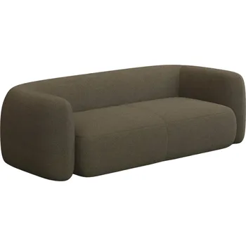 Pohovka Kave Home Zelená trojmístná pohovka Martina 246 cm