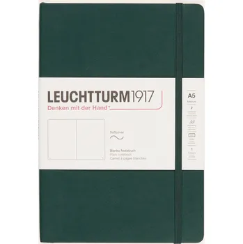 Obal pro sběratelský předmět Leuchtturm Zápisník, tmavě zelená