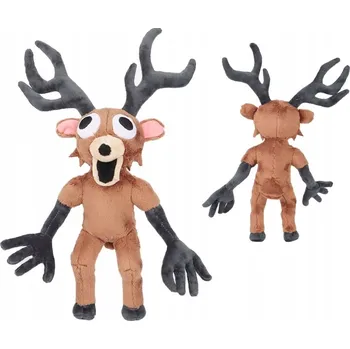 plyšák Plyšová Hračka 99 dní v noci v lese plyšová Roblox jelen 99 Nights in the Forest Hnědá
