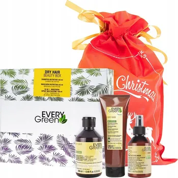 Kosmetická sada EVERY GREEN DÁRKOVÁ SADA SADA PRO SUCHÉ VLASY ŠAMPON KONDICIONÉR MASKA