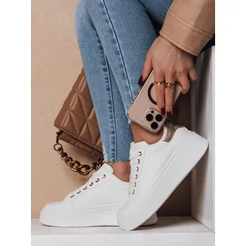 Dámské tenisky Dámské tenisky na platformě VISOLA zlaté