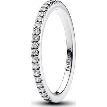 Prsten PANDORA stříbrný prsten Třpytivý kroužek 48