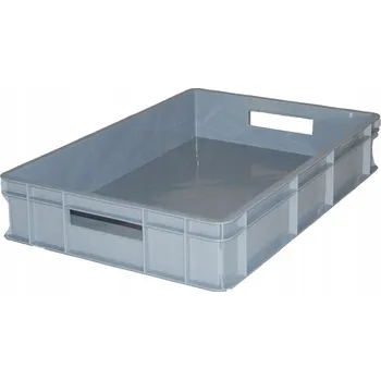 Úložný box Plastový úložný box Qbox 600x400x110 mm šedý s atestem PZH