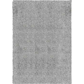 Koberec Koberec PAMPLONA, chlupatý, 100% polypropylen, šedý, 160 x 230 cm
