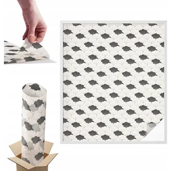 Okenní dekorace Fólie mléčná hotová 116 x 100 cm