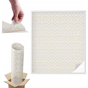 Okenní dekorace Fólie mléčná hotová 116 x 100 cm