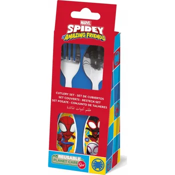 Příbor SPIDEY Spiderman sada příborů, příbory, vidlička, nerezová ocel