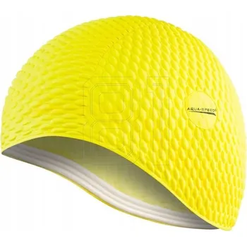 Plavecká čepice pro dospělé Latex Aqua Speed žlutá