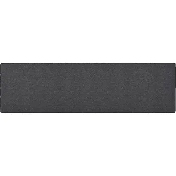 Koberec Koberec běhoun antracitový, vpichovaná textilie, 50 x 200 cm, 3 mm vlas