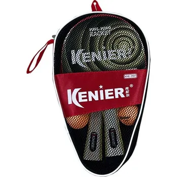 Stolní tenis Pinpongový set pálka 2ks + míček 2ks na stolní tenis s pouzdrem