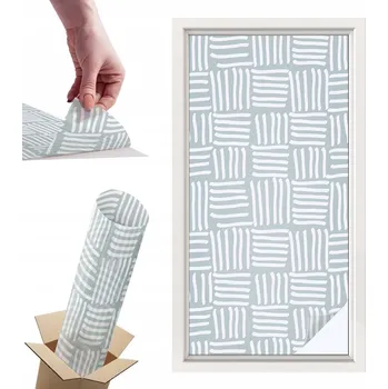 Okenní dekorace Fólie mléčná hotová 100 x 50 cm