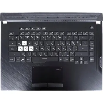 Klávesnice OPĚRKA ZÁPĚSTÍ + KLÁVESNICE + TOUCHPAD PRO ASUS ROG STRIX G531 G531GU G512 LED RGB