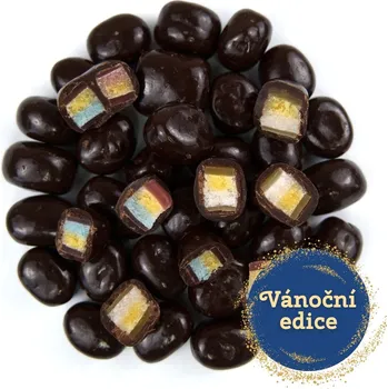 Cukrovinka Nutsman Ovocné želé v hořké čokoládě - Vánoční edice 125 g