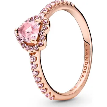 Oblečení a móda PANDORA prsten Třpytivé vyvýšené srdce 48