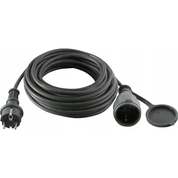 Napájecí kabel Prodlužovací gumový kabel Home NV725BK, 25 metrů, H07RN-F, s koncovkou