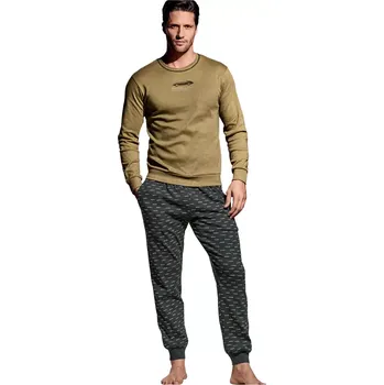 Pánské pyžamo Pánské bavlněné pyžamo s dlouhým rukávem Infiore 752987 scuderia velikost M