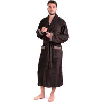 Dámský župan Boston XL black coffee